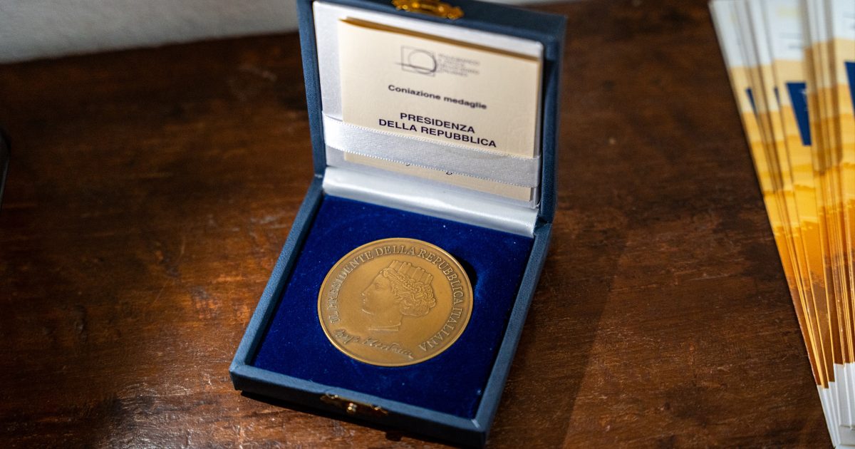 Medaglia del Presidente della Repubblica alla mostra su Maria Bonino