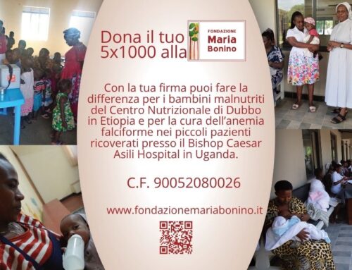 Dona il tuo 5×1000 alla Fondazione Maria Bonino: scopri i progetti a cui verrà destinato