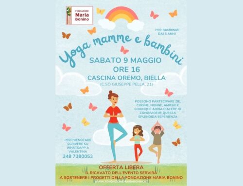Yoga mamme e bambini organizzato dalla Fondazione Maria Bonino