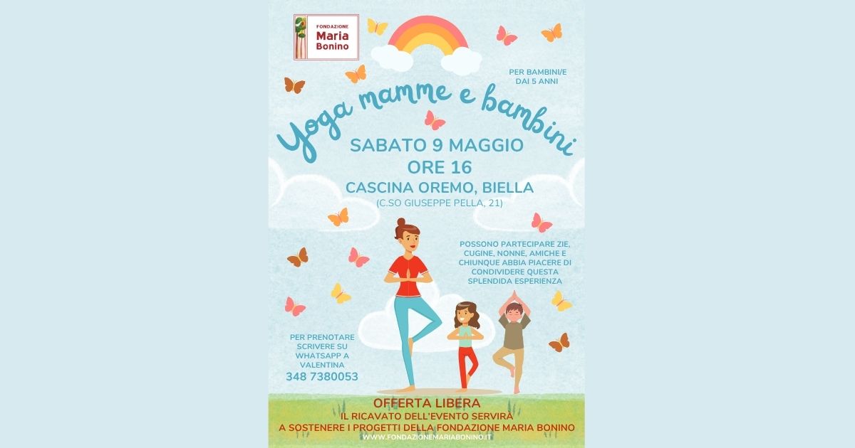 yoga mamme e bambini 9 maggio 2026