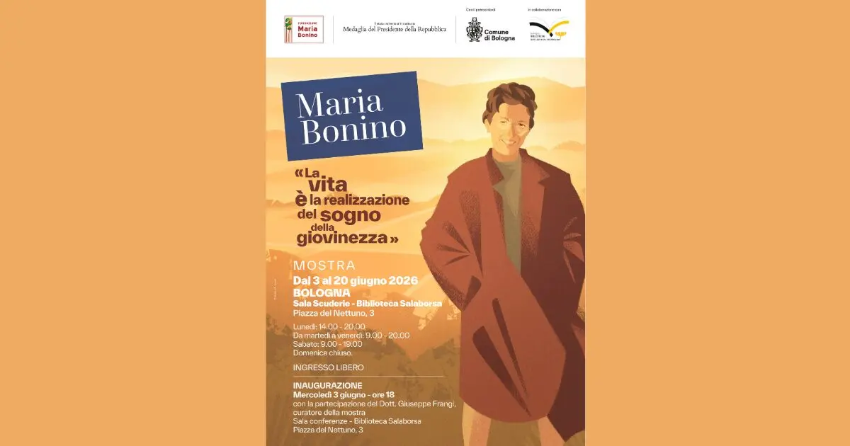 Mostra Maria Bonino a Bologna giugno 2026